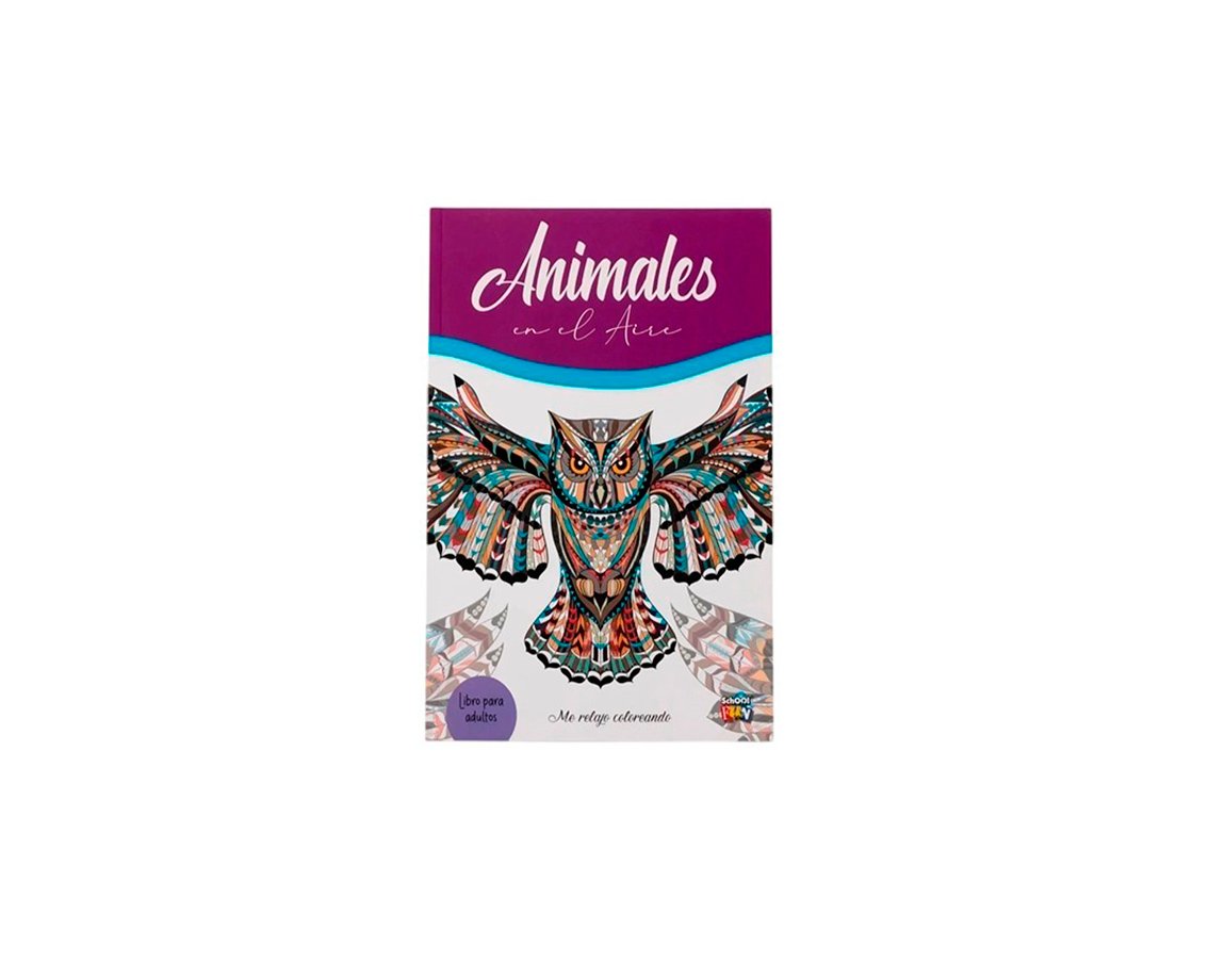 LIBROS SCHOOL FUN PLOW LIST-394ME RELAJO COLOREANDO ANIMALES AIRE