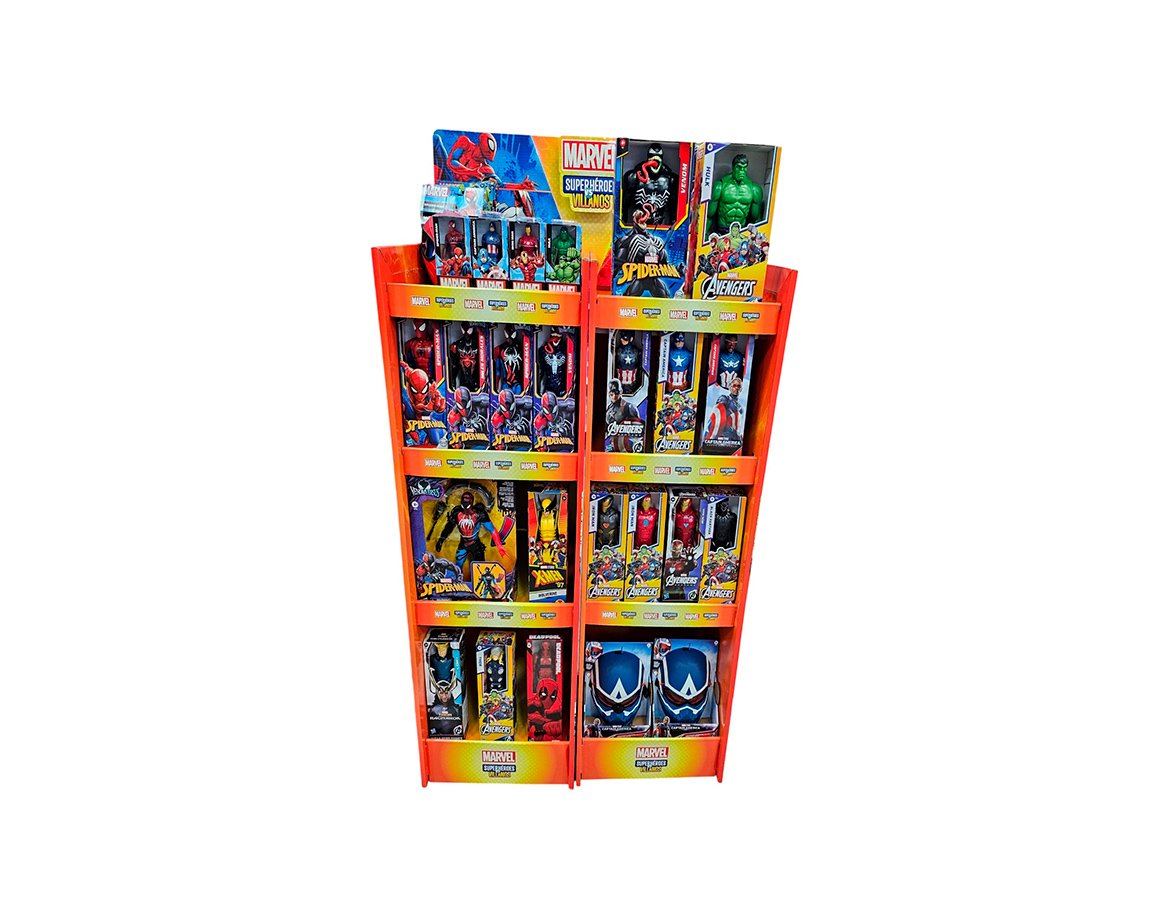 EXHIBIDOR DE PIE MARVEL X 46 UNIDADES