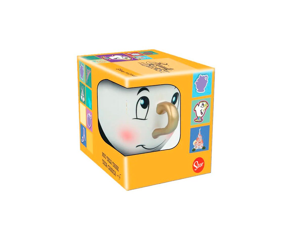 TAZA CERAMICA LA BELLA Y LA BESTIA 3D 78801 177ML