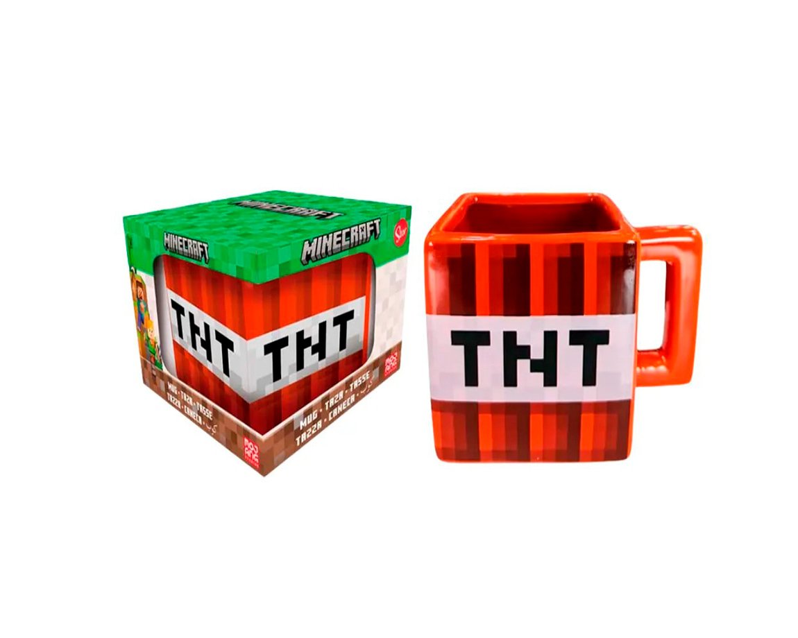 TAZA CERAMICA MINECRAFT 3D 40488