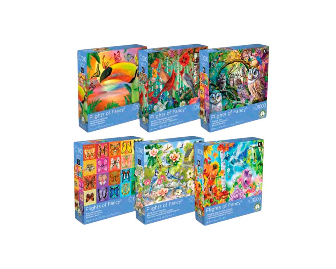 JUGUETE PUZZLE HISTORIAS DE VIAJES 1000P 6 MODELOS KPZ017