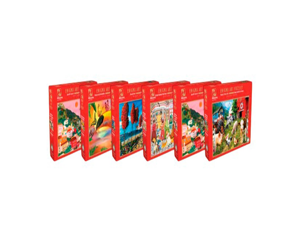 JUGUETE PUZZLE EL ENIGMA DEL ARTE 1000P 6 MODELOS KPZ020