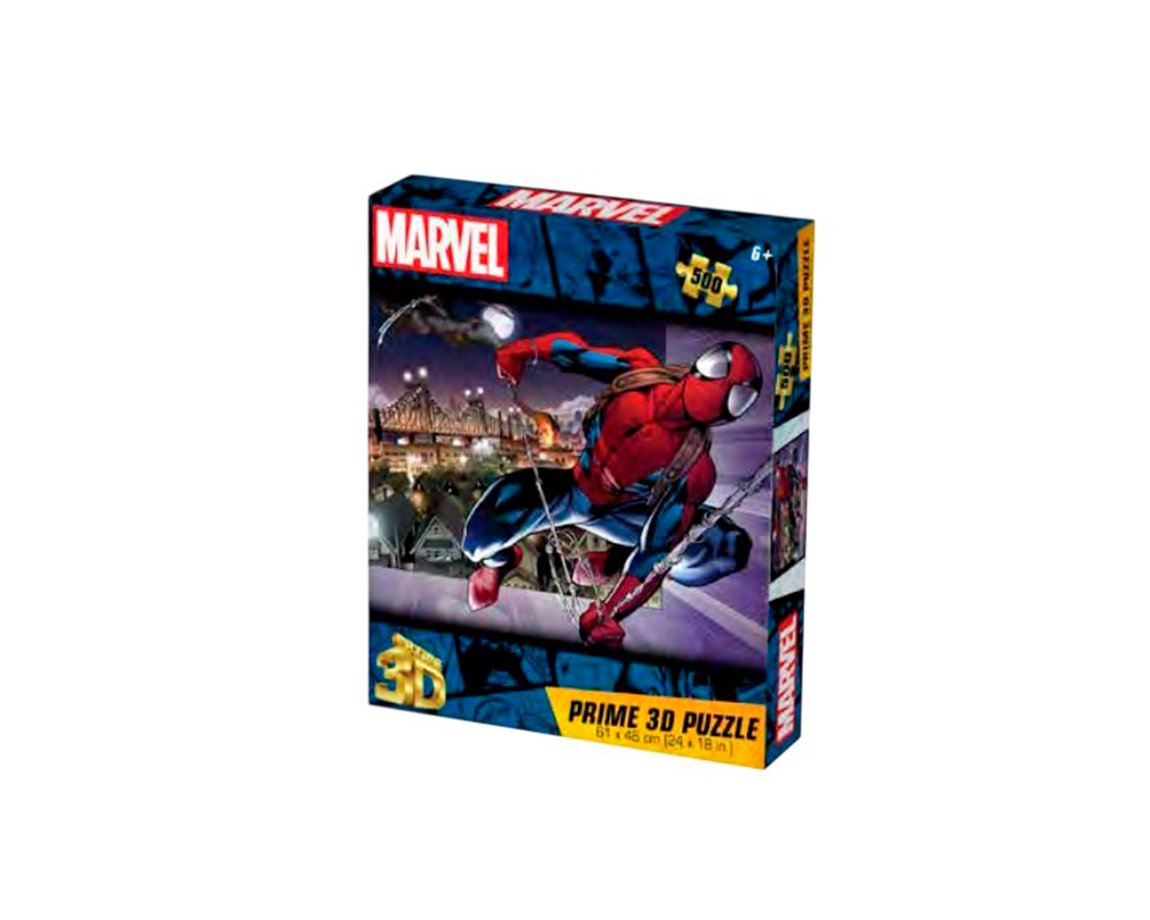JUGUETE PUZZLE SPIDERMAN EN LA CIUDAD 500P PRIME 3D PMD031