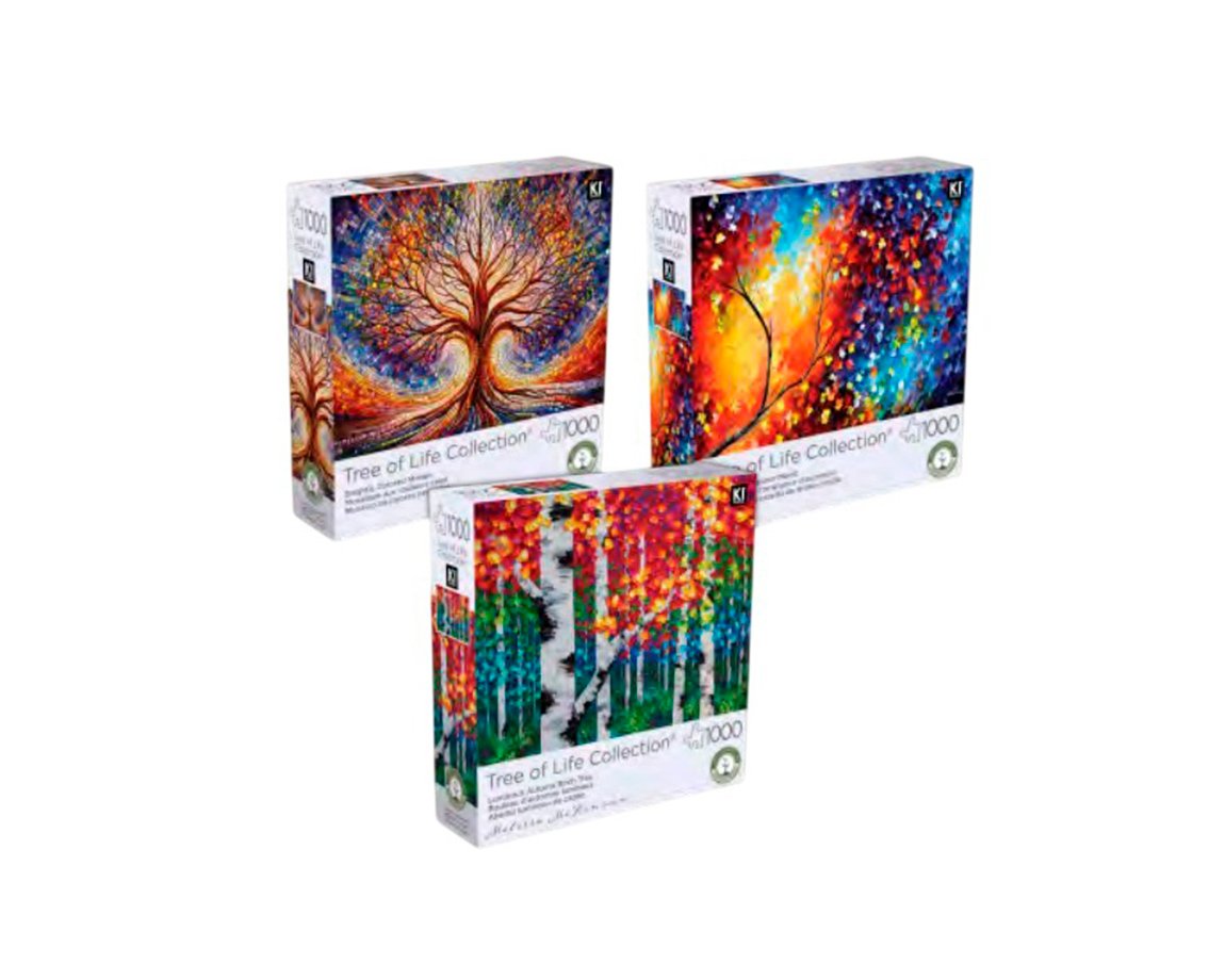 JUGUETE PUZZLE ARBOL DE LA VIDA 1000P 3 MODELOS KPZ018
