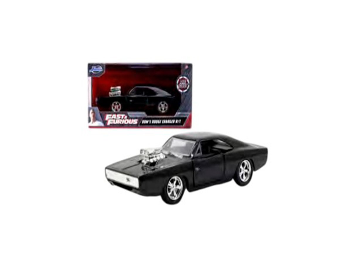 AUTO RAPIDO Y FURIOSO DODGE CHARGER STREET 1970 NEGRO JDA014