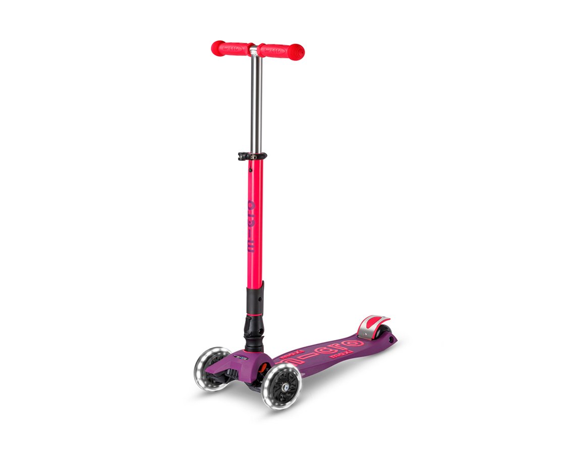 MONOPATIN WABRO 93001ULTRAPINK MICRO MAXI DELUXE LED PLEGABLE