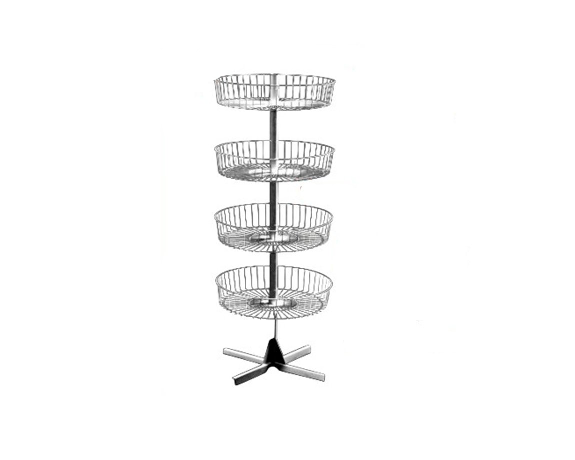 EXHIBIDOR CIRCULAR S/ CARGA CANASTOS -43x90x2-