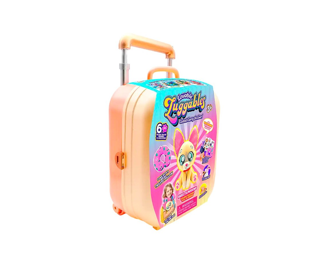 JUGUETE LUGGABLES 2509001 VALIJA CARRY ON CON PELUCHE