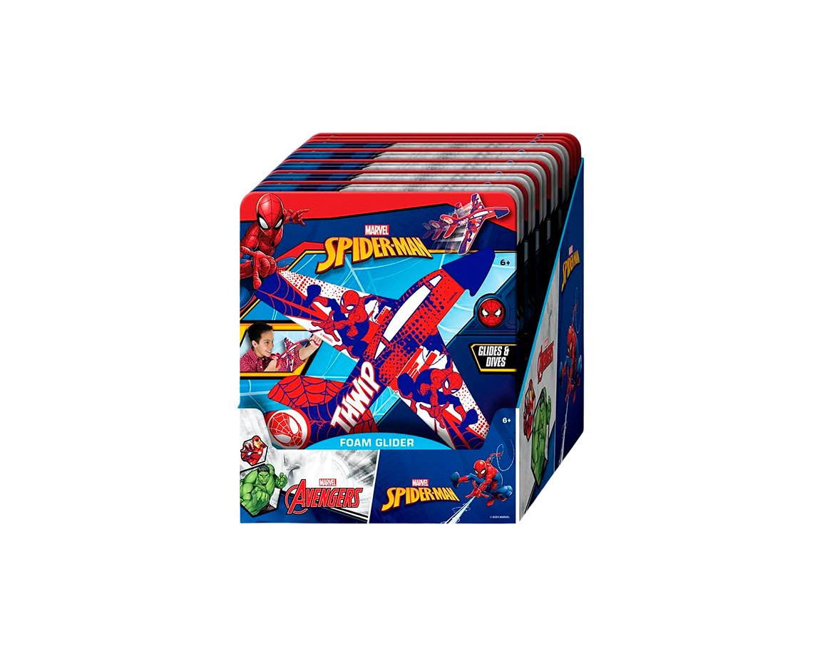 JUGUETE MARVEL 6840 AVION VOLADOR CON LANZADOR