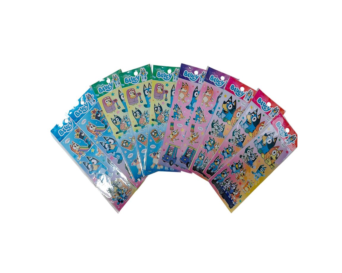 STICKERS BLUEY x 10 U.