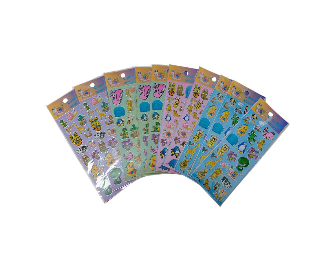 STICKERS CUTE x 10 U.