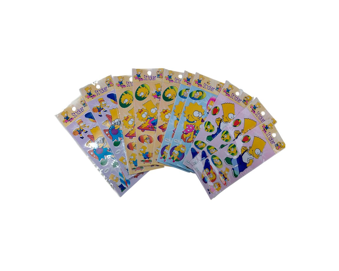 STICKERS SIMPSONS x 10 U.