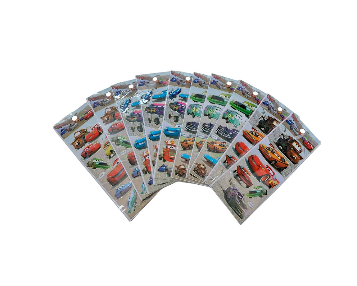 STICKERS CARS x 10 U.