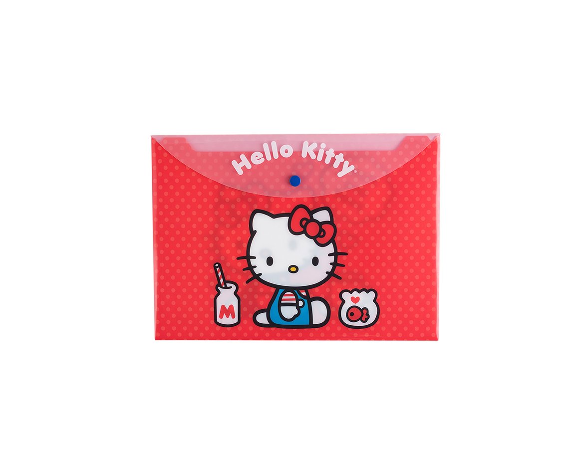 SOBRE CON BOTON HELLO KITTY A4 1652170202