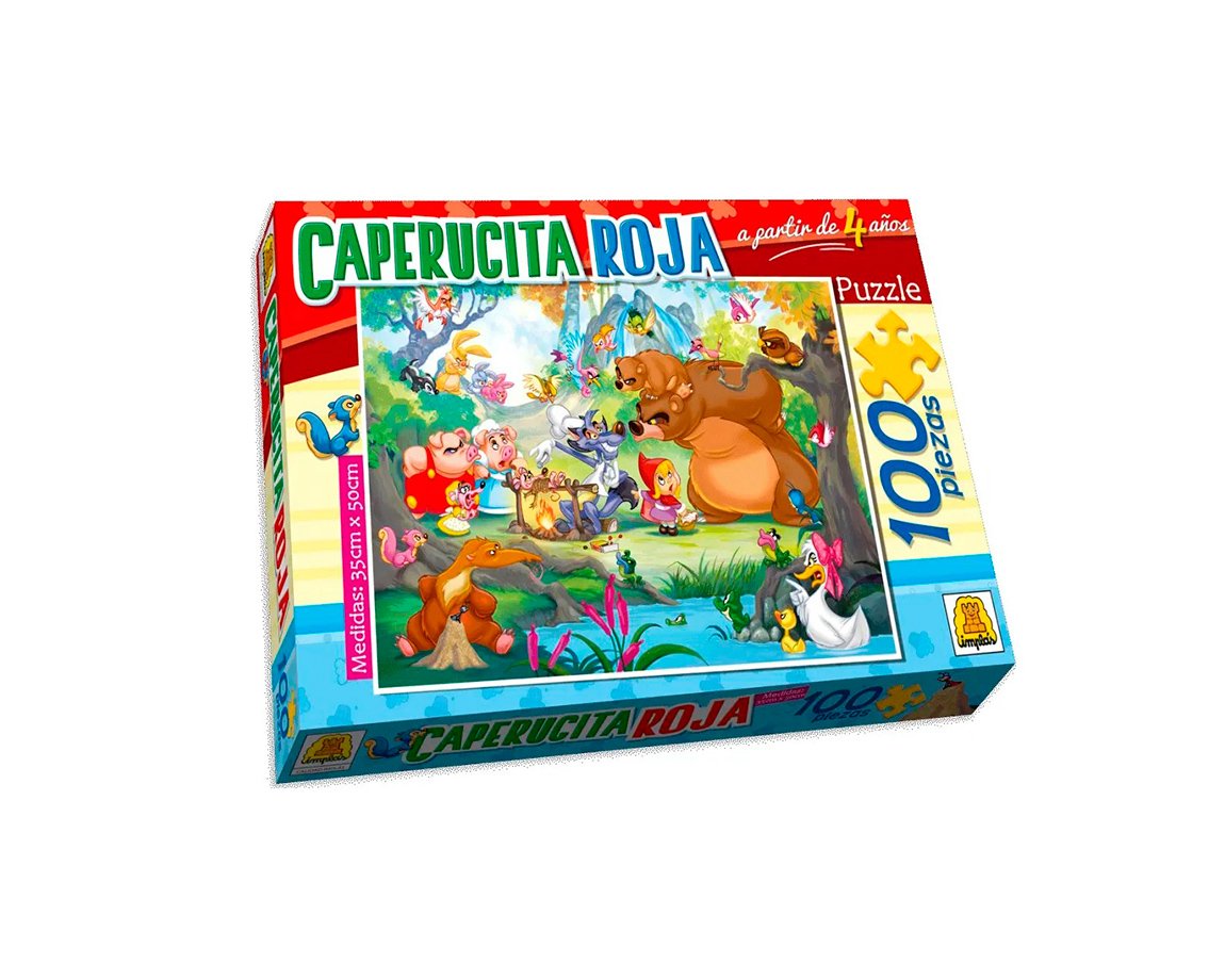 JUGUETE PUZZLE IMPLAS 194 CAPERUCITA ROJA 100 P