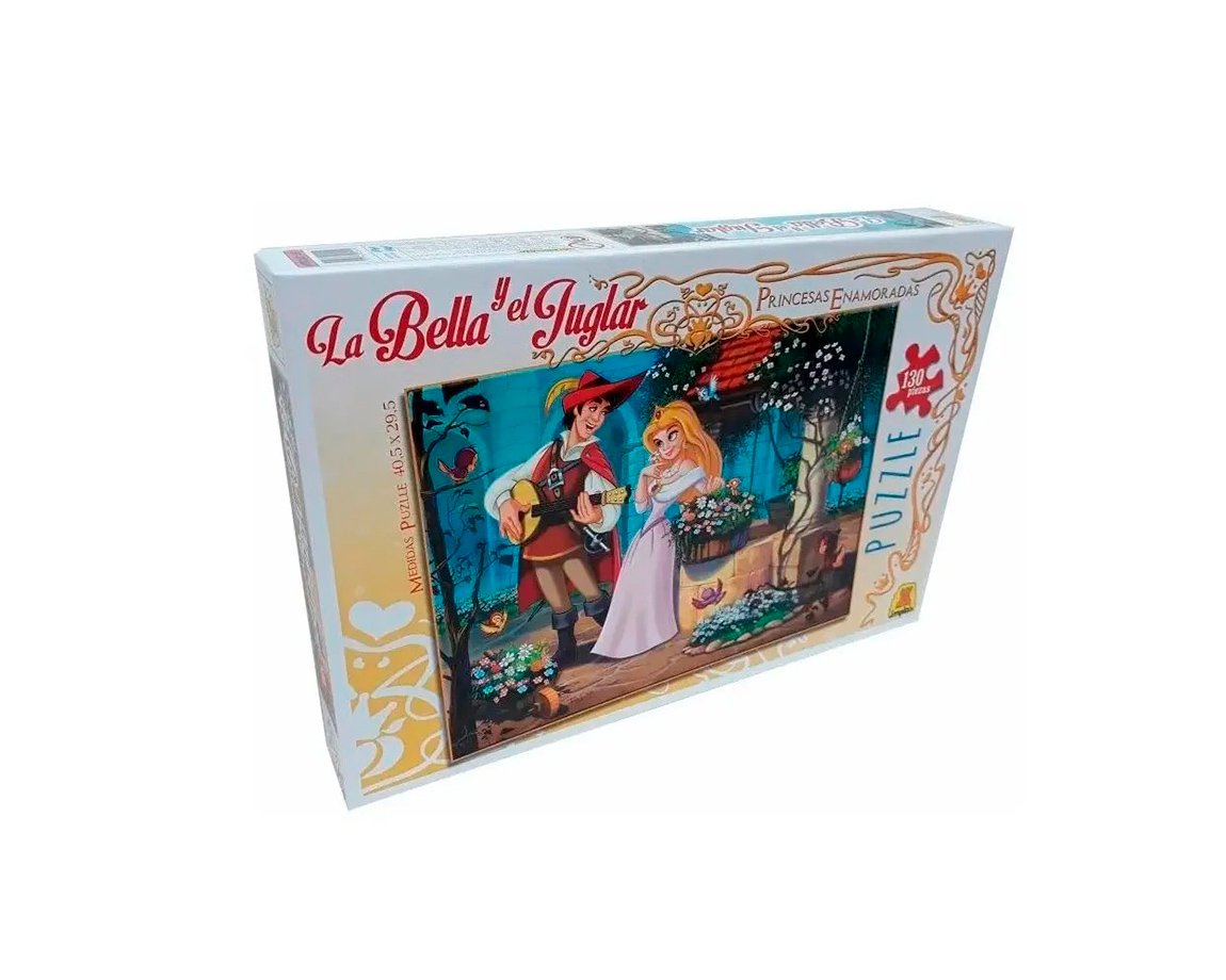JUGUETE PUZZLE IMPLAS 267 LA BELLA Y EL JUGLAR