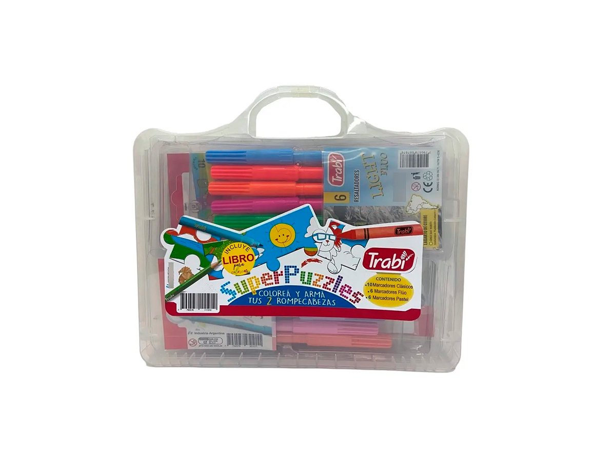 VALIJA TRABI SUPERPUZZLES x 25 PIEZAS (1191)