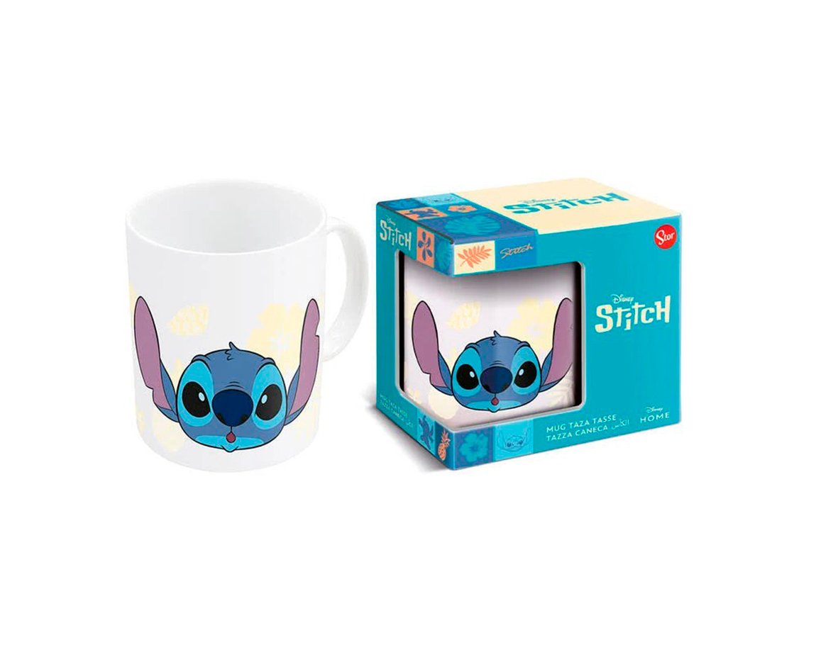 TAZA CERAMICA STITCH PIÑA 88138 325ML