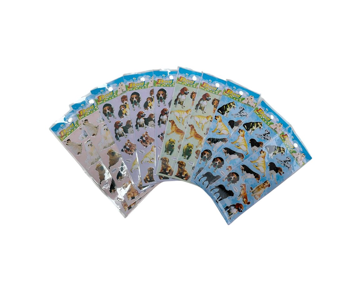 STICKERS PERROS x 10 U.