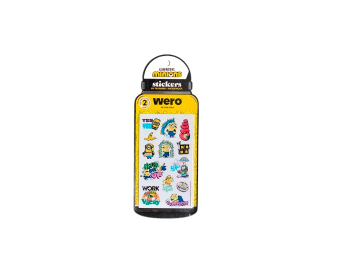 STICKERS WERO WE4387 MINIONS BOTTLE