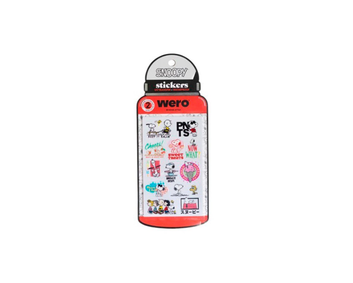 STICKERS WERO WE4392 SNOOPY BOTTLE
