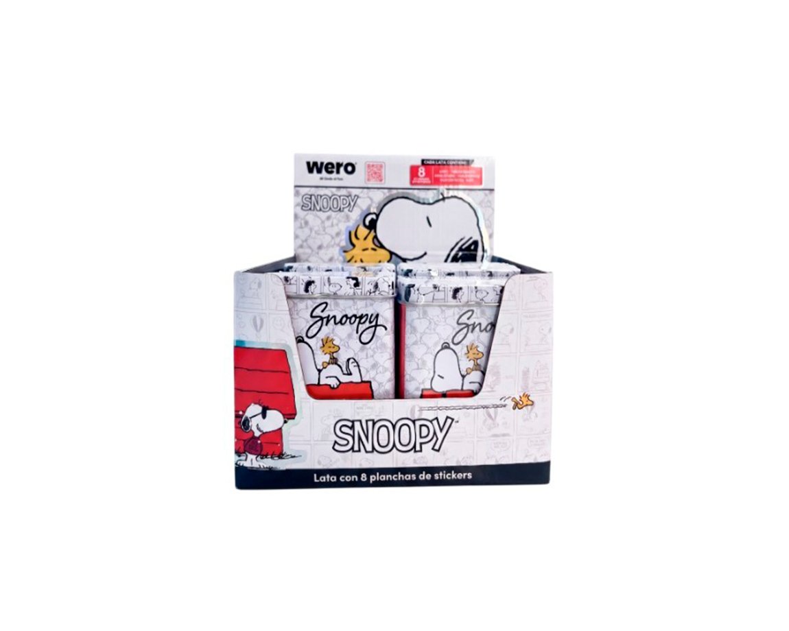 STICKERS TIN WERO WE4406 SNOOPY