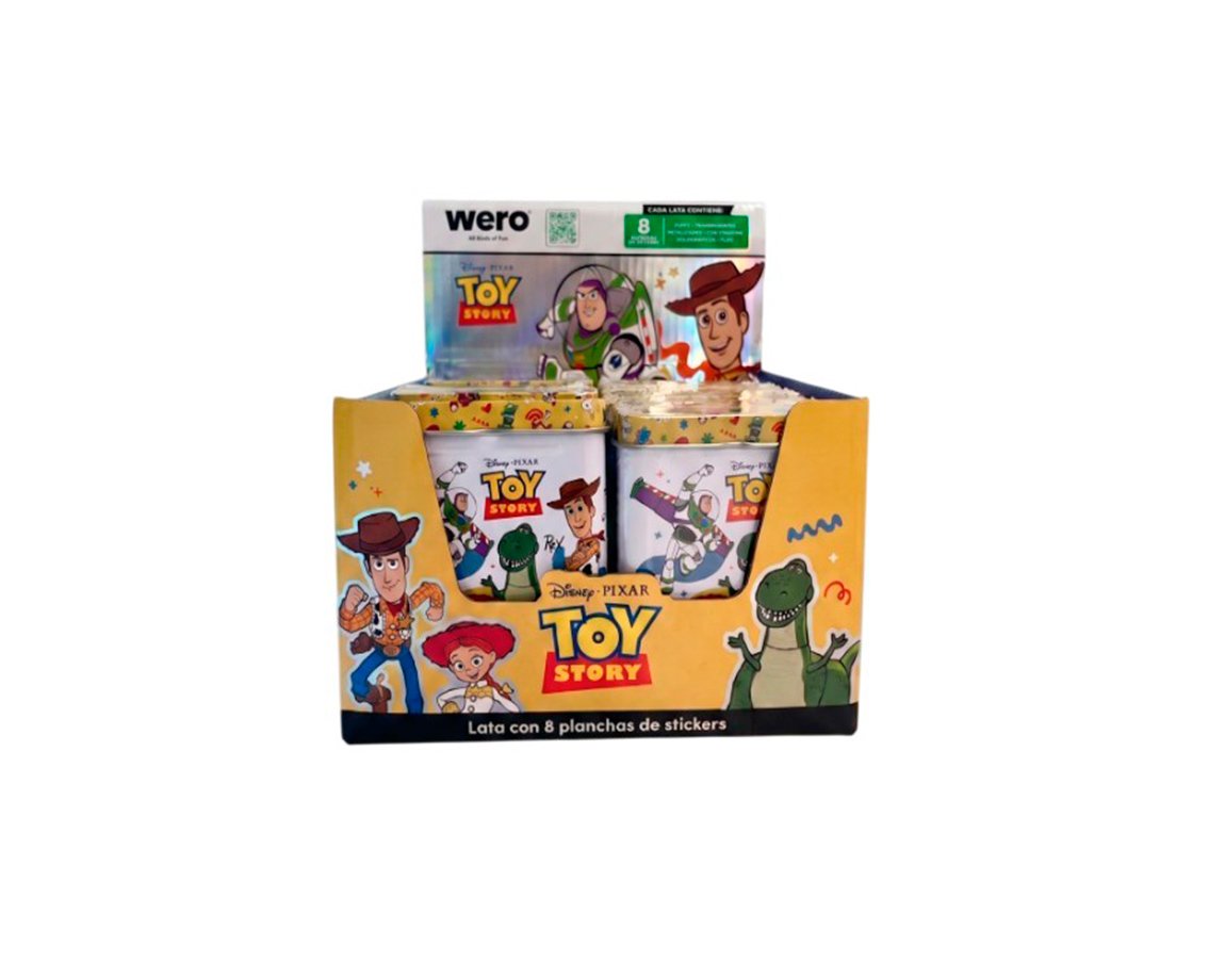STICKERS TIN WERO WE4409 TOY STORY