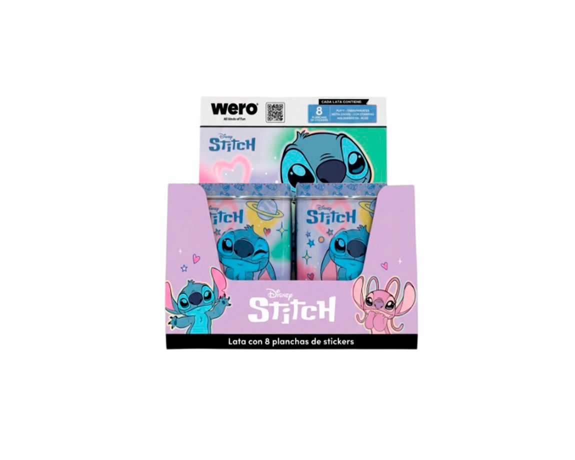 STICKERS TIN WERO WE4411 STITCH