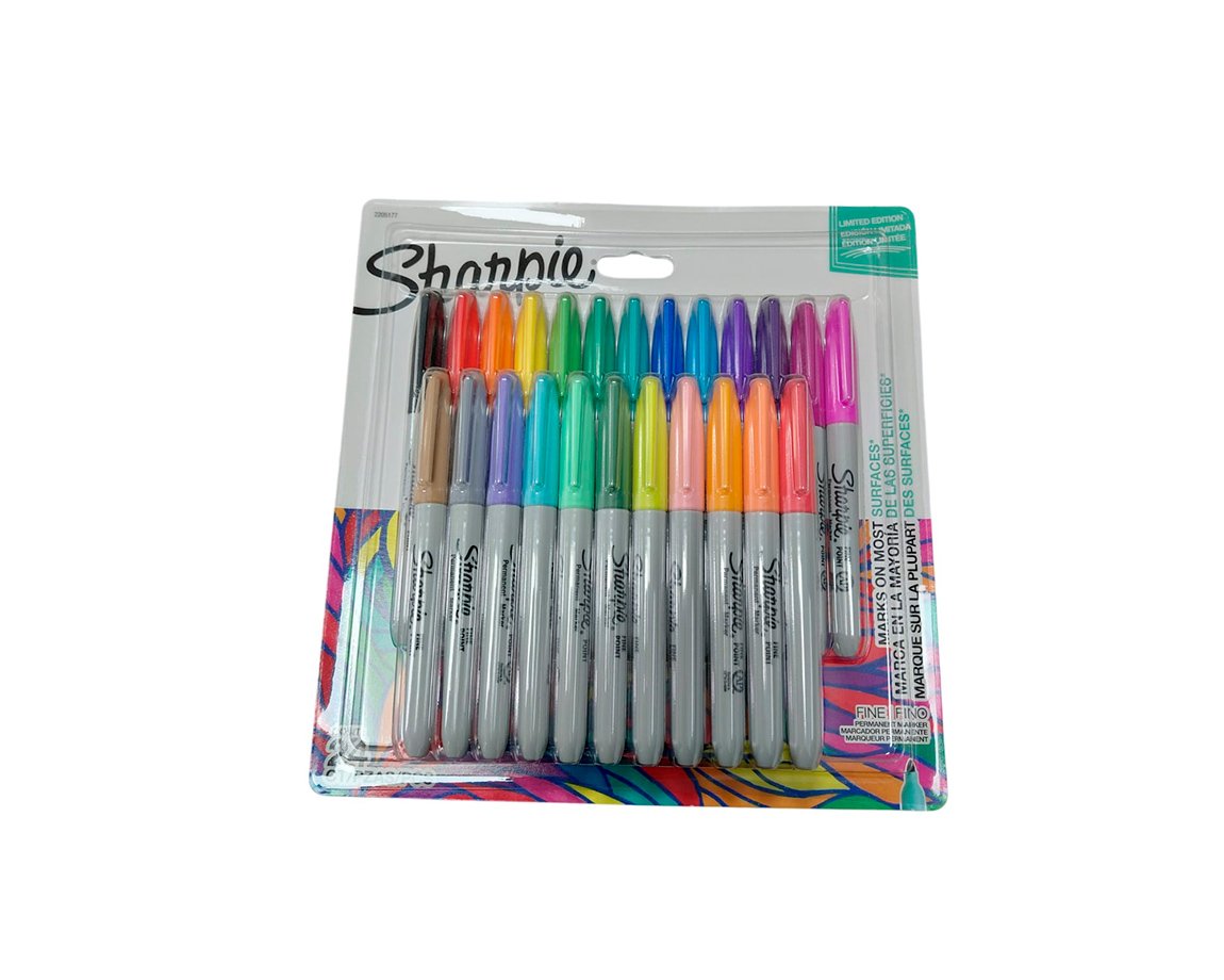MARCADOR SHARPIE FINO EDIT. ESPECIAL x 24 U. (2205177)
