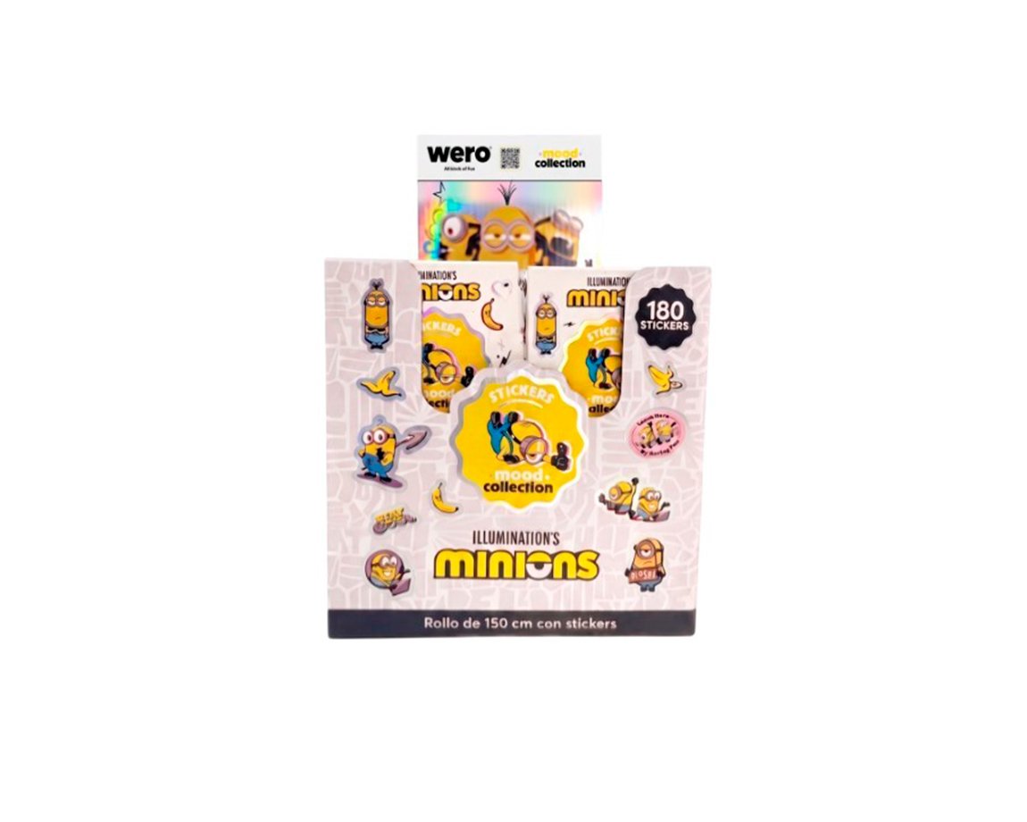 STICKERS WERO WE4404 MINIONS BOX ROLL