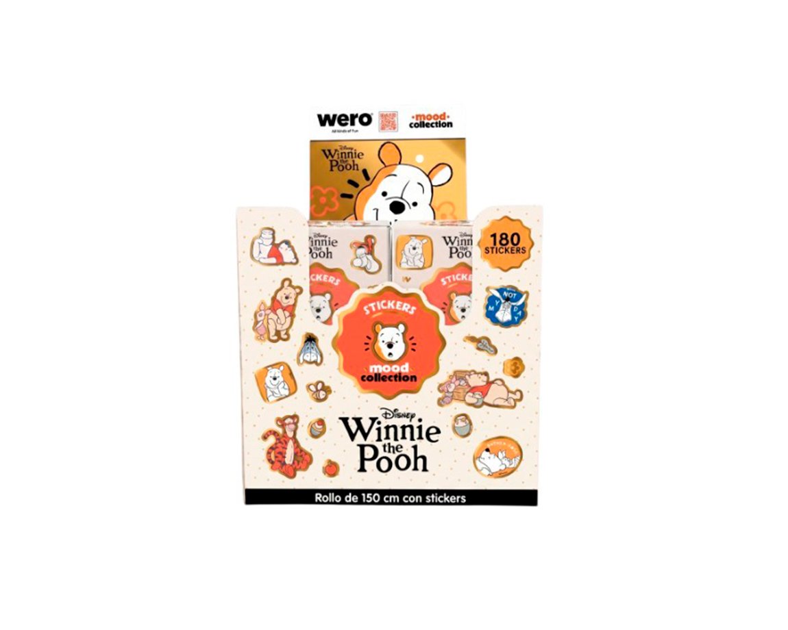 STICKERS WERO WE4403 WINNIE POOH BOX ROLL