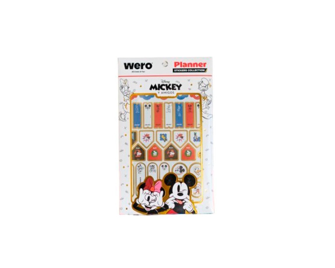 STICKERS WERO WE4412 MICKEY AND FRIENDS PLANNER