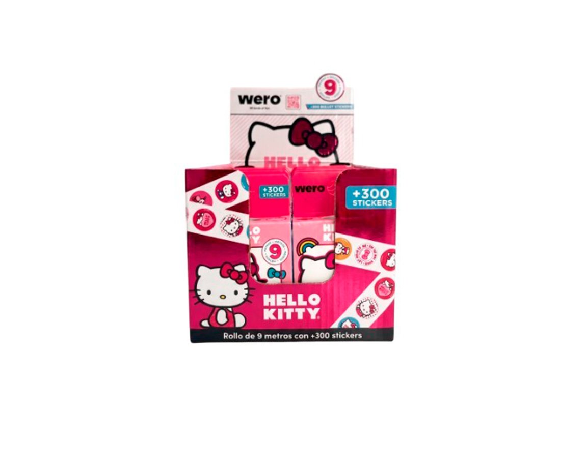 STICKERS WERO WE4417 HELLO KITTY BULLET ROLL