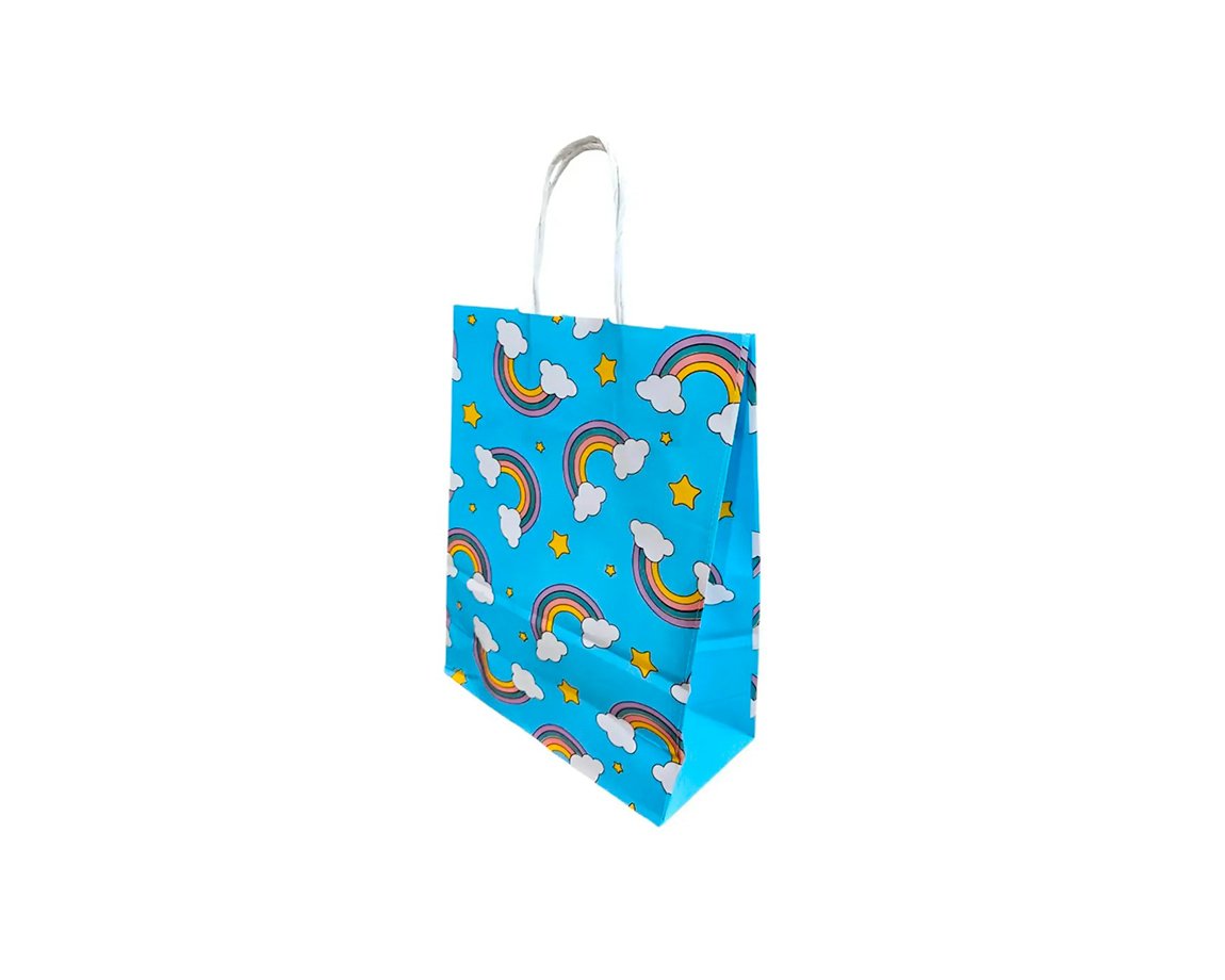 BOLSA BRANDPACK DISEÑOS ARCO IRIS 18X20