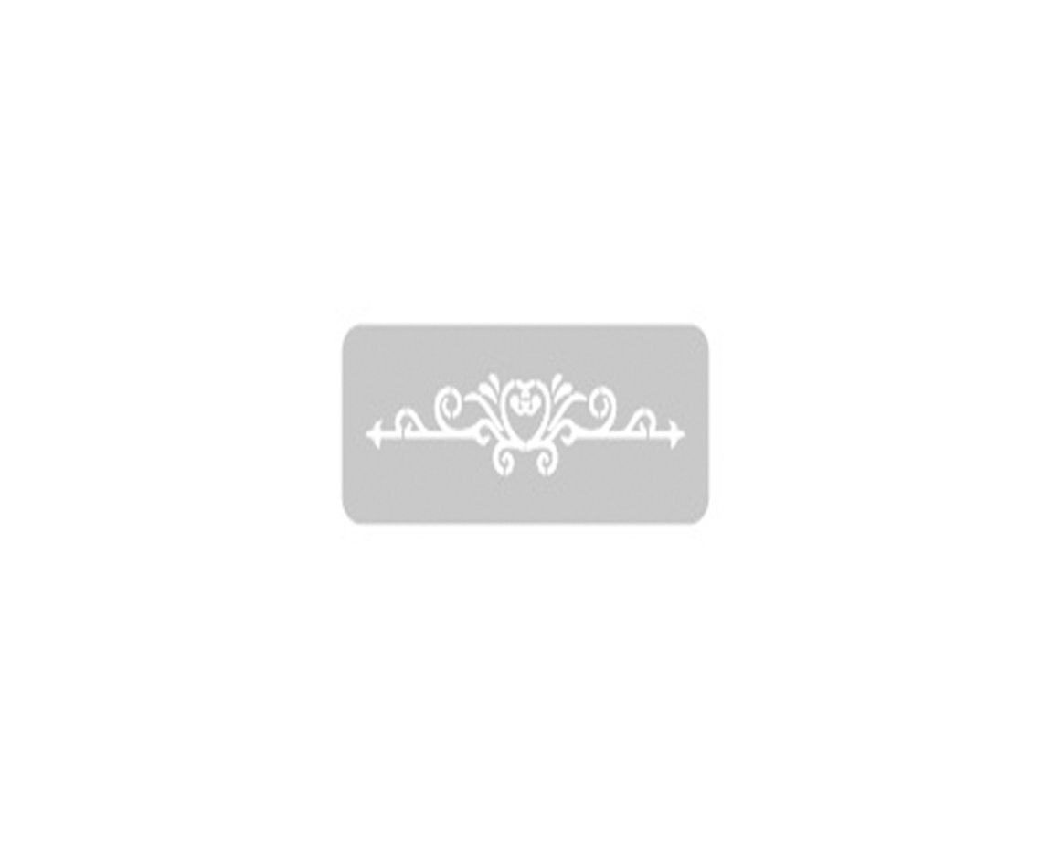 STENCIL EQARTE 4.5x24 CM Nro 339 CORAZON LIBRE