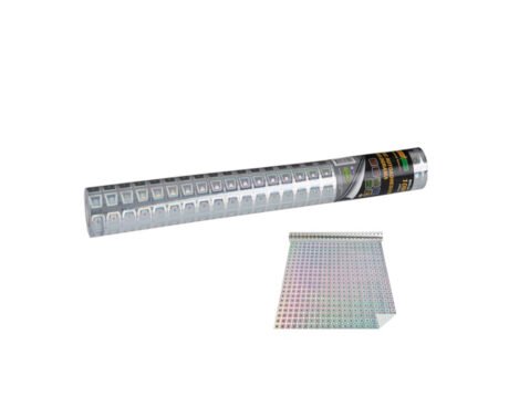 AUTOADHESIVO ROLLO LAMA 4084 HOLOG x10M PLATA CUAD.