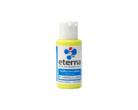 ACRILICO ETERNA DECO x  50 ML   10 AMARILLO LIMON