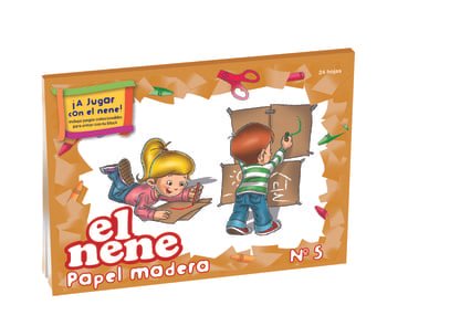 BLOCK EL NENE Nro 5 NEGRO P/DIBUJO 24 H. L