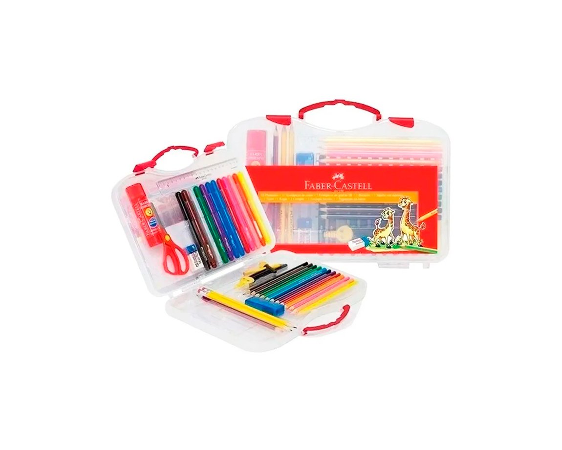 VALIJA FABER PACK ESCOLAR 370334 33 UTILES