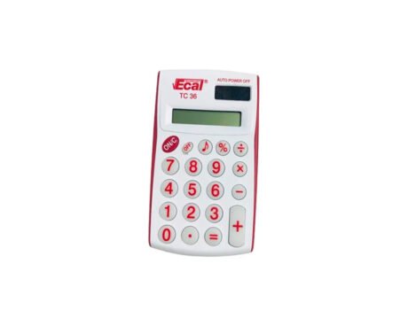 CALCULADORAS ECAL TC36 8 DIG SOLAR
