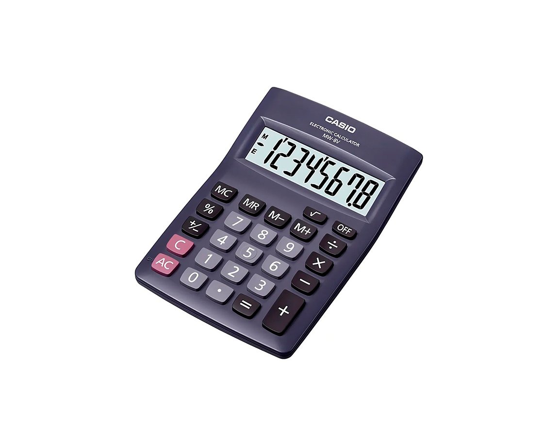 CALCULADORAS CASIO HL-4A BOLSILLO 8 DIG.