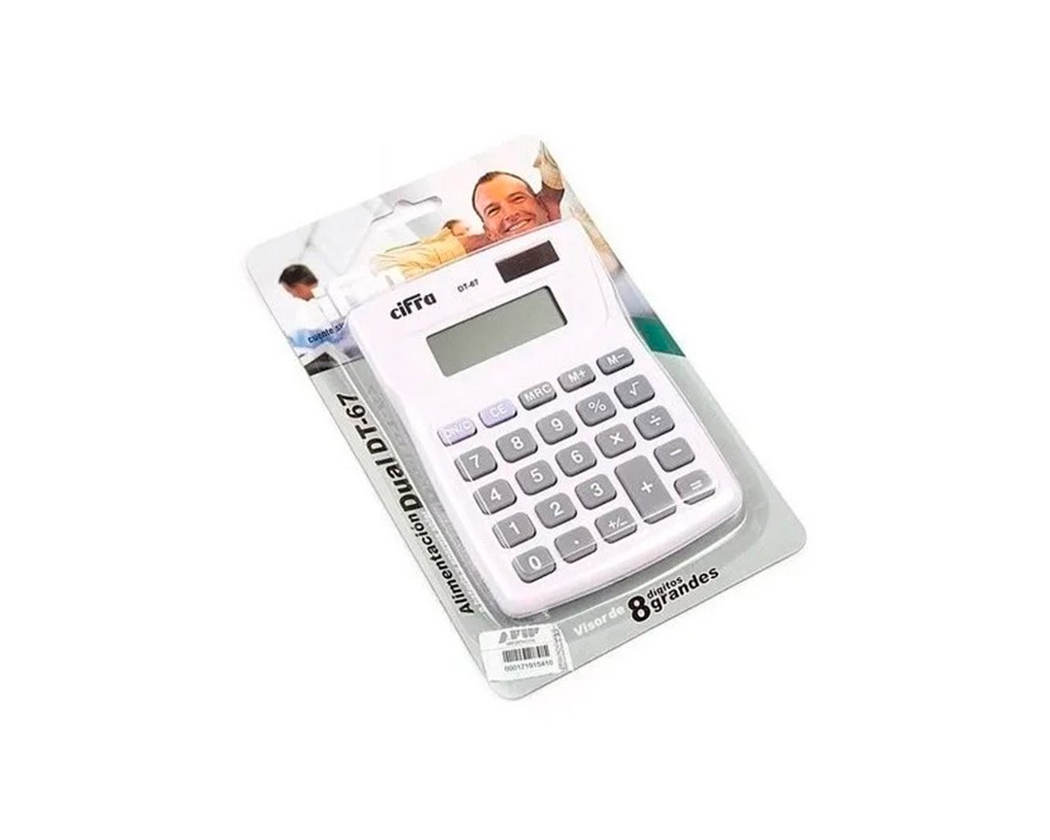 CALCULADORAS CIFRA B37  8 DIG BLISTER