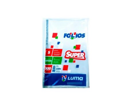 FOLIOS LUMA PESADO ESCOLAR x10 U. BLISTER