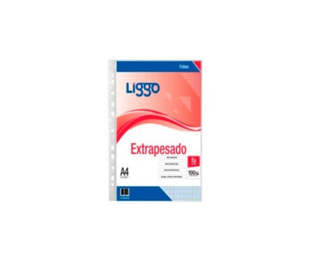 FOLIOS LIGGO EXTRAPESADO 70 MIC A4 x10 U.