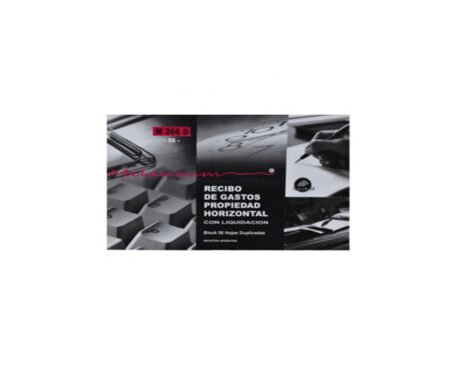 FORMULARIO M 266 (50) RECIBO PROP./HORIZ . MILENIUM