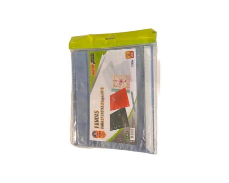FUNDAS MIC AJUSTABLE P/CARPETA Nro 3 2 TAP. x25 UNID.