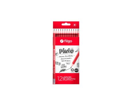 LAPIZ FILGO PINTO C/GOMA HB Nro 2  x 12 U.