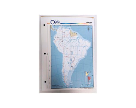 MAPAS ALFA Nro 3 POLITICO MERCOSUR