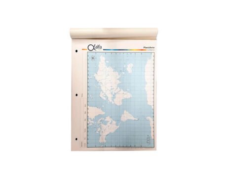 MAPAS ALFA Nro 3 CONTORNO PLANISFERIO