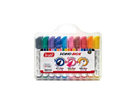 MARCADOR TRABI ART BRUSH CLASSIC ESTUCHE x10 U.